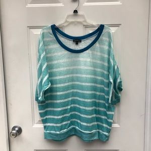 Lane Bryant Ombre Striped Sweater Size 18/20.